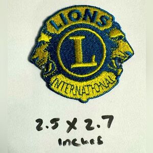 Lions international patch